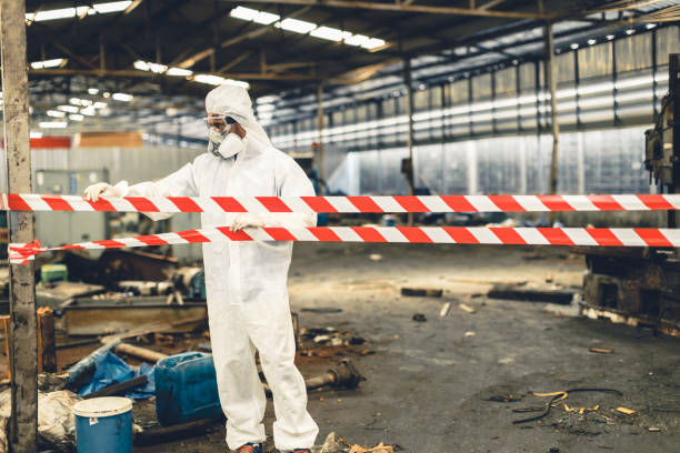 Professional Infectious Disease Decontamination technician working in Plover, WI